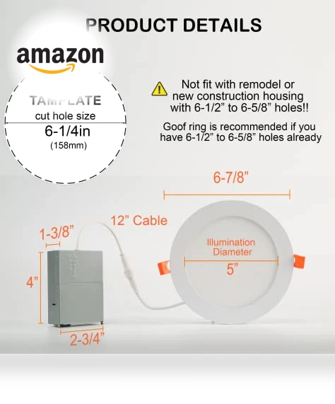 Smart WiFi LED Recessed Lights — LED, CLOUDY BAY