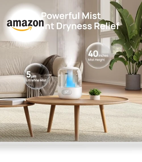 Top Fill Humidifier for Bedroom — Air Moisturizers, Dreo