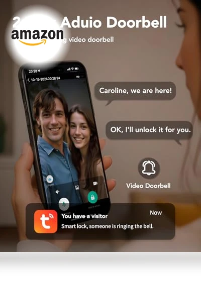 Video Smart Lock with Camera & Doorbell — Deadbolts, Devo