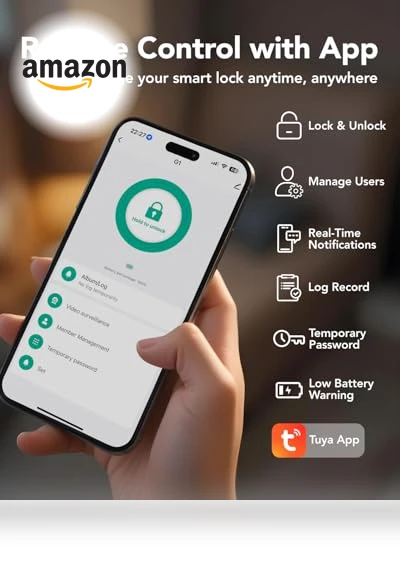 Video Smart Lock with Camera & Doorbell — Deadbolts, Devo