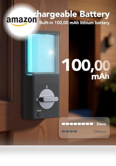 Video Smart Lock with Camera & Doorbell — Deadbolts, Devo