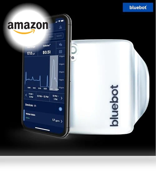 WiFi Smart Water Flo Meter — Water Leak Detection Systems, Bluebot