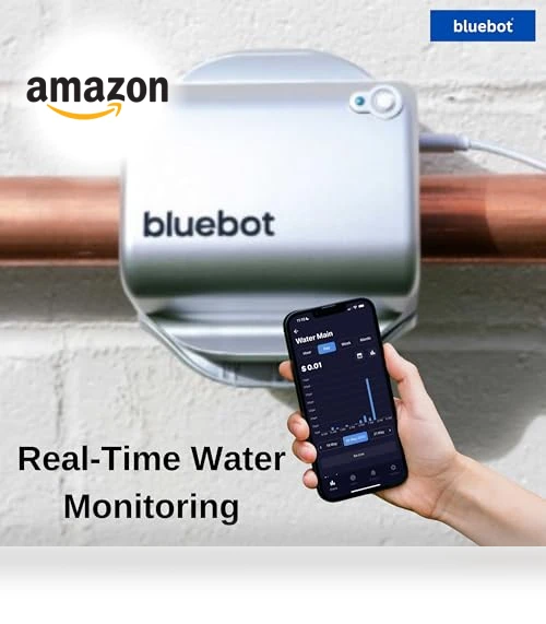 WiFi Smart Water Flo Meter — Water Leak Detection Systems, Bluebot