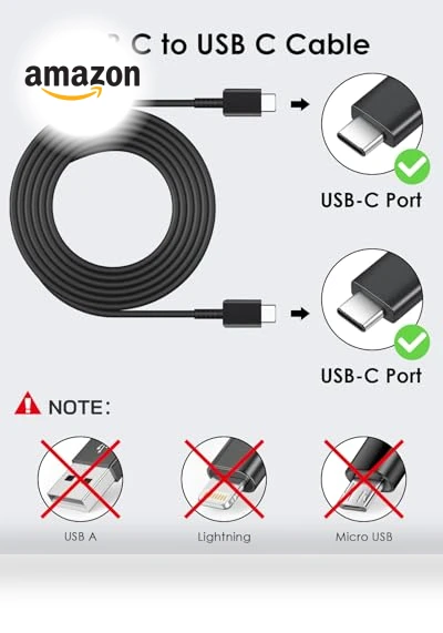25W USB C Fast Charger with Cable — Wall Chargers, AISNI