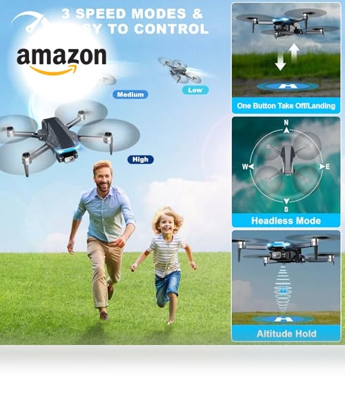 2K HD FPV Drone with Brushless Motor — Drones & UAV Technology, Scrubuz