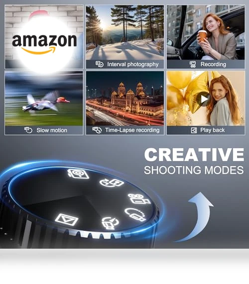 48MP Digital Camera with WiFi & App Control — Compact Digital Cameras, G-Anica