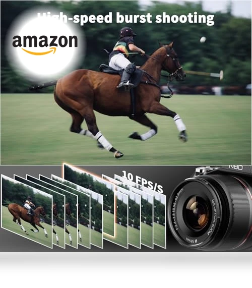 5K Vlogging Camera with 16X Optical Zoom — Remote Controls, NBD
