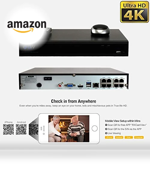 8 Channel 4K NVR Smart Home Security Camera System — Smart Home Security, GW Security