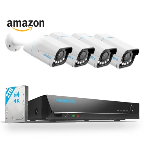 8CH 4K Home Security Camera System — Security Cameras, Reolink