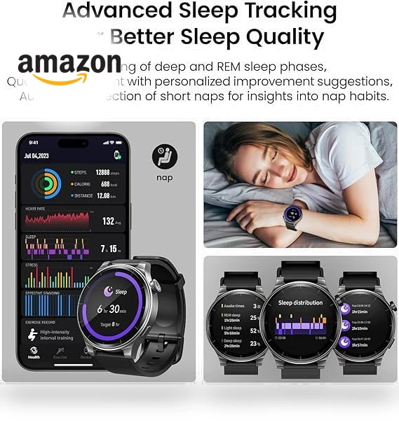 AMOLED Smart Watch — Smartwatches, TOZO