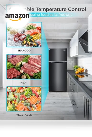 Compact Refrigerator Energy Star Single Door Mini Fridge with Freezer — Cooling Solutions, BLACK+DECKER