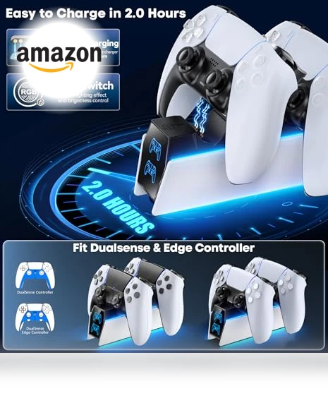 Controller Charger with Fast Charging AC Adapter — Power Accessories, OIVO