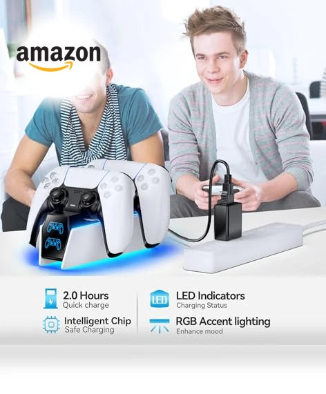 Controller Charger with Fast Charging AC Adapter — Power Accessories, OIVO