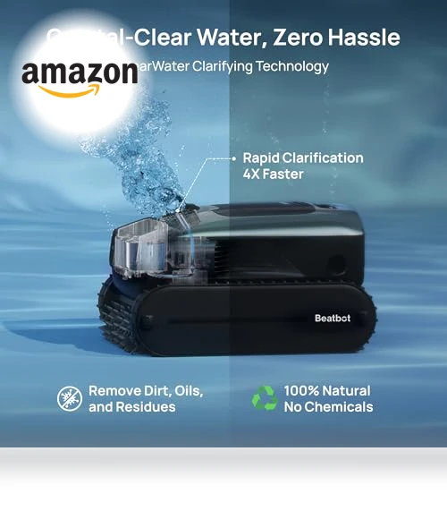 Cordless Pool Vacuum Robot — Automated Pool Maintenance, Beatbot