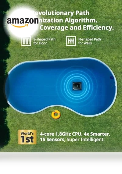 Cordless Robotic Pool Vacuum Cleaner — Automated Pool Maintenance, Beatbot
