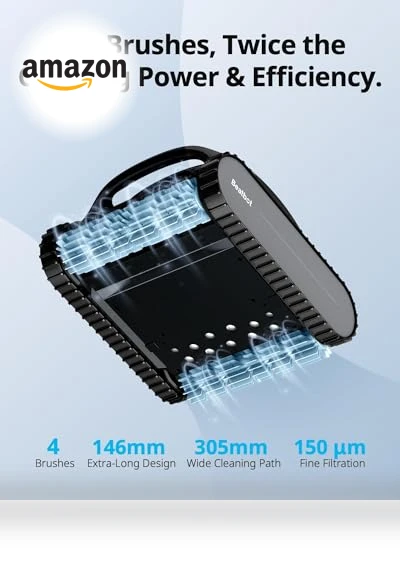 Cordless Robotic Pool Vacuum Cleaner — Automated Pool Maintenance, Beatbot
