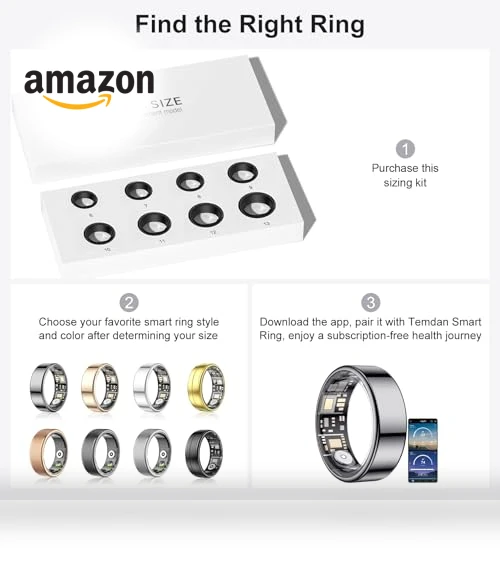 Custom-Made Smart Ring Size Measurement Kit — Smart Rings, Temdan
