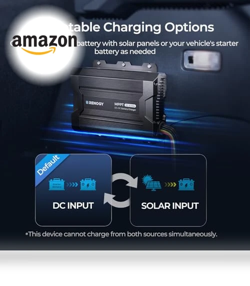 DC to DC Battery Charger with Solar Input MPPT — Battery Chargers, Renogy