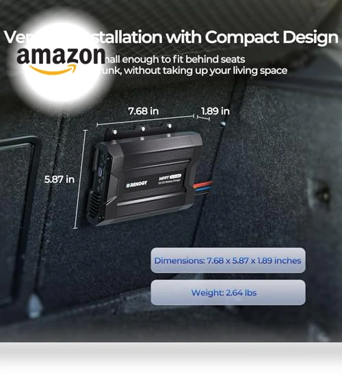 DC to DC Battery Charger with Solar Input MPPT — Battery Chargers, Renogy