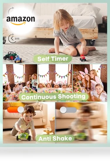 Digital Camera for Kids — Compact Digital Cameras, VYNCS