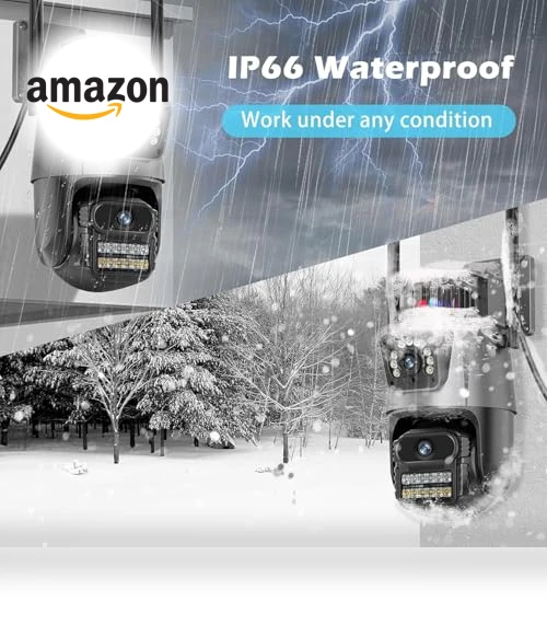 Dual Lens Outdoor Security Camera — Security Cameras, GUOANVISION