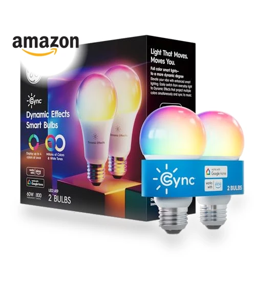 Dynamic Effects Smart LED Light Bulb — LED, Cync