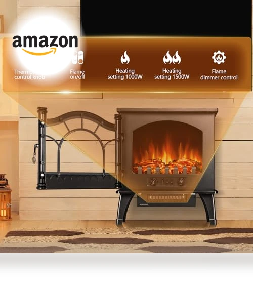 Electric Fireplace Heater — Electric Heating Solutions, R.W.FLAME