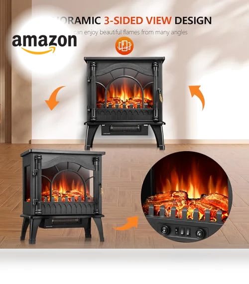 Electric Fireplace Heater — Electric Heating Solutions, R.W.FLAME