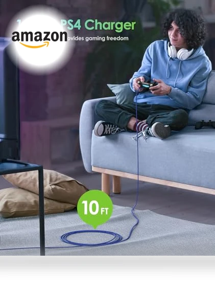 Extra Long Micro USB Charging Cable — Charging Solutions, 6amLifestyle