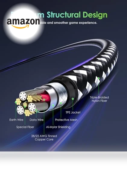 Extra Long Micro USB Charging Cable — Charging Solutions, 6amLifestyle