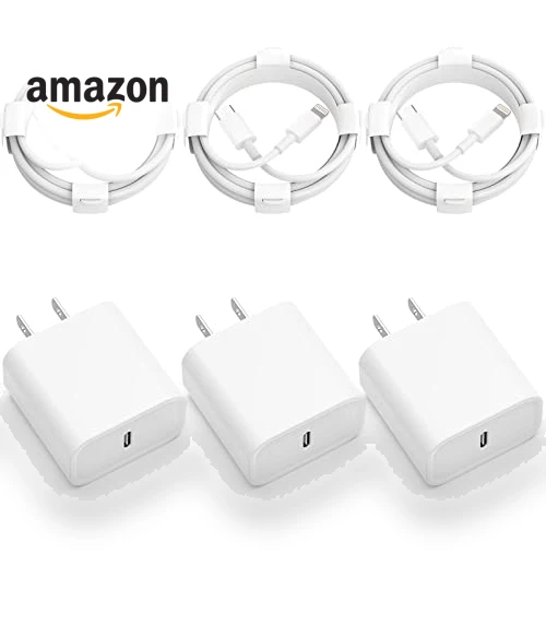 Fast Charging USB C Wall Charger with Lightning Cable — Lightning, CQDKWG