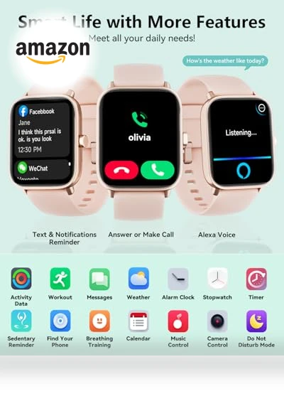 Fitness Tracker Smartwatch — Smartwatches, Quican