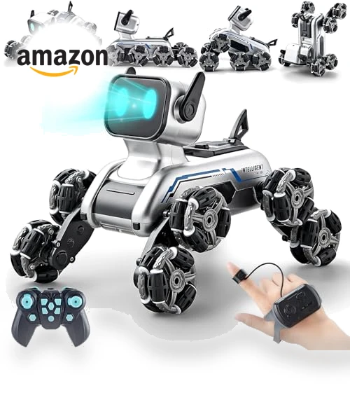 Gesture Sensing Stunt Robot Dog RC Car — Interactive Figures & Robots, Aprilwolf