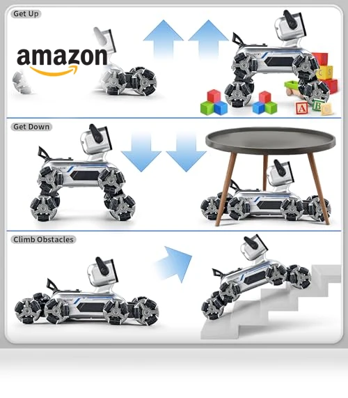 Gesture Sensing Stunt Robot Dog RC Car — Interactive Figures & Robots, Aprilwolf