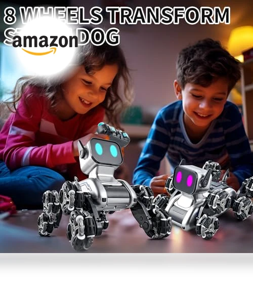 Gesture Sensing Stunt Robot Dog RC Car — Interactive Figures & Robots, Aprilwolf