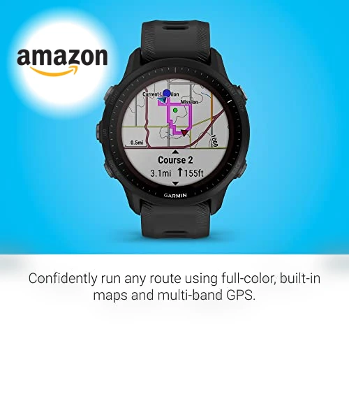 GPS Running Smartwatch with Solar Charging — GPS Units, Garmin
