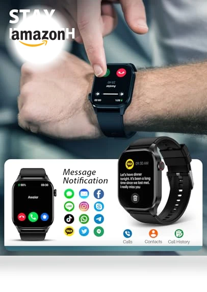 Infrared True Blood Oxygen Monitor Smart Watch — Smartwatches, SOUYIE