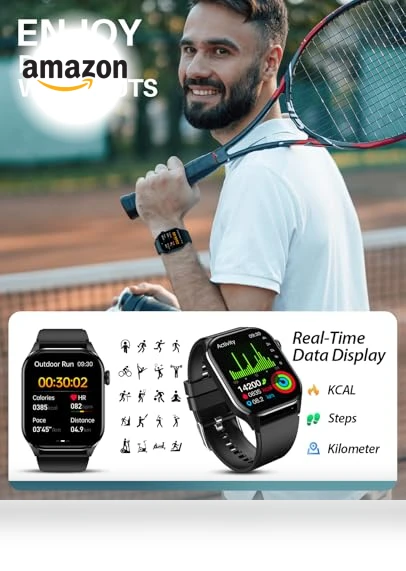 Infrared True Blood Oxygen Monitor Smart Watch — Smartwatches, SOUYIE