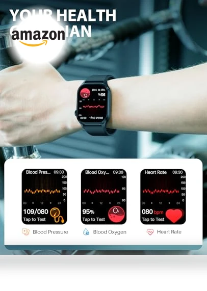Infrared True Blood Oxygen Monitor Smart Watch — Smartwatches, SOUYIE