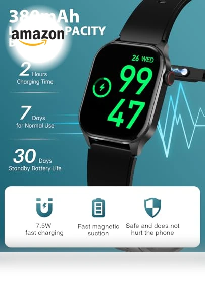 Infrared True Blood Oxygen Monitor Smart Watch — Smartwatches, SOUYIE