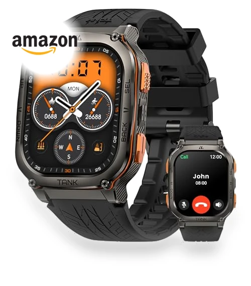 Military Smart Watch with GPS — Smartwatches, AMAZTIM