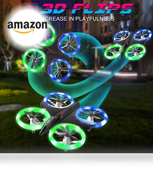 Mini Drone for Kids — Interactive Figures & Robots, HattyRoom