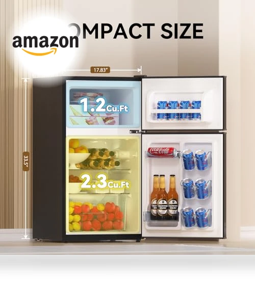 Mini Fridge with Freezer — Mini Fridges, Frestec