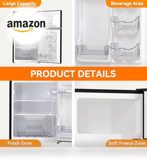 Mini Fridge with Freezer — Mini Fridges, Frestec