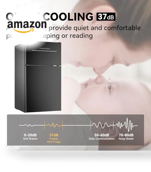 Mini Fridge with Freezer — Mini Fridges, Frestec
