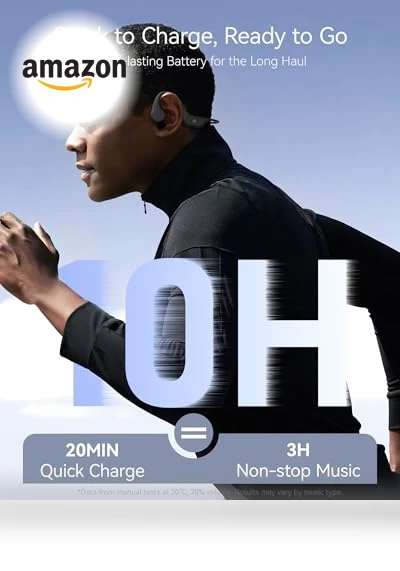 Open Ear Sport Headphones — In-Ear Headphones, DEMICEA
