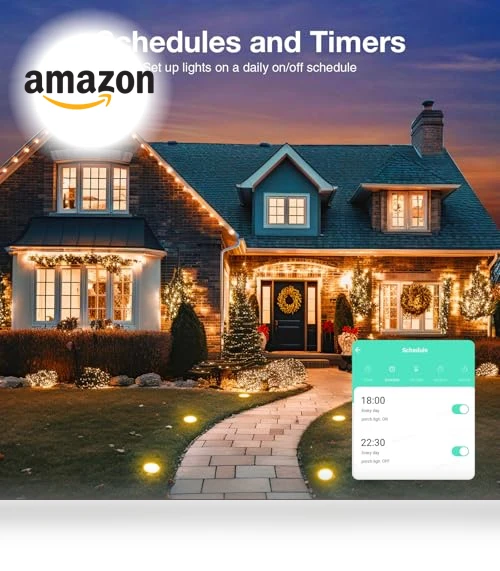 Outdoor Smart Plug with 2 Sockets — Garden Illumination, GHome Smart