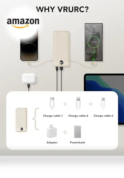 Portable Charger with Built-in Cables and AC Wall Plug — Chargers, Dong guan Utopia-Originality Technology Co., Ltd