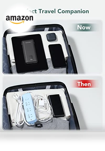 Portable Charger with Built-in Cables & Wall Plug — Mobile Power Solutions, Charmast