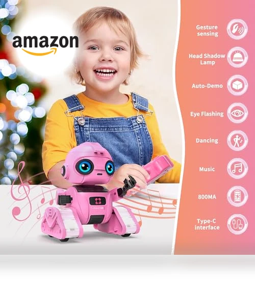 Rechargeable Remote Control Robot — Interactive Figures & Robots, Dzxlin